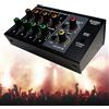 Mixer audio a 8 canali Console per scheda audio Mixer piccolo per palco DJ