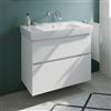 Geberit Renova Plan lavabo, evineo ineo5 evo mobile La: 90 cm, 2 scomparti estraibili, con maniglia incassata,, 501704001+BE0990WM, Renova Plan [Mobili da Bagno > Mobili con Lavabo Integrato]