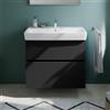 evineo ineo5 evo mobile La: 80 cm, 2 scomparti estraibili, con maniglia incassata, per lavabo Generit Renova Plan,, BE0989BM, ineo5 evo [Mobili da Bagno > Mobili Lavabo]