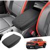 GAFAT Compatibile con Ford Ranger T9 2023 2024 2025 (Freno Elettronico) Copertura Bracciolo Console Centrale, Ranger Raptor Wildtrak Copribraccioli in Pelle PU, 4 CM Aumenta Ispessito, Allevia Fatica