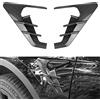 Cakievro Auto Side Camera Flanks Covers Spoiler Decorative Protector Guards Dust proof Carbon Fiber DIY Kit Accessori per Tesla Model 3 Y (fibra di carbonio brillante)