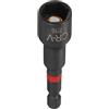 QUARKZMAN Bussole per Avvitatore 7/16 Metriche Attacco Esagonale 1/4 Magnetici a 6 Punte Lunghe da 3 (65mm) Chiavi a Bussola Cambio Rapido Acciaio CR-V Fosfatato per Avvitatori, Nero