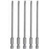 QUARKZMAN 5Pz #2 Punte Cacciavite Phillips PH2 1/4 Gambo Esagonale 4.33 (110mm) Lungo Acciaio S2 Magnetiche Inserti per Avvitatore per Cacciavite Elettrico Punte Trapano 0.157 (4mm) Asta