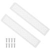 PATIKIL 2 Pcs Copertura Presa D'Aria Per Porta 16 X 3 Inch Bianco