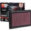 K&N KN 33-2381 Filtri Aria Cono Sostitutivi Auto, Lavabile e Riutilizzabile