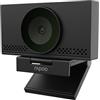 Rapoo XW4KAF - Webcam USB 4K con microfono, UHD 3024p, campo visivo 75°, autofocus, doppio microfono con cancellazione del rumore, copertura, per riunioni, streaming, Microsoft Teams Google Meet Zoom