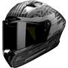 LS2 Casco FF805 THUNDER GP AERO POLAR Nero Grigio LS2