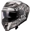 LS2 Casco FF807 DRAGON ENTHUM Argento LS2
