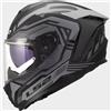 LS2 Casco FF817 CHALLENGER 2 DRAVIX Grigio Nero LS2