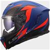 LS2 Casco FF818 STORM 3 DYNAMO Blu Rosso LS2