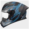 LS2 Casco FF820 RAPID 3 XTREM Nero Blu Petrolio LS2