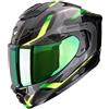 SCORPION Casco EXO-1500 AIR SLEEK Nero Verde SCORPION