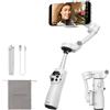 ZHIYUN Smooth Q5 Ultra [Ufficiale]Stabilizzatore Gimbal per Smartphone, Integrata Luce di Riempimento/Asta di Prolunga/Treppiede, Batteria da 13.5H, Portatile e Pieghevole, Gimbal Telefono a 3 Assi
