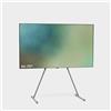 Pedestal Viva TV - Supporto per TV da 40 a 70 pollici, design moderno, robusti piedini per TV in acciaio, elegante base per TV con gambe inclinate e piedi arrotondati (verde)