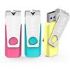 KEXIN Chiavetta USB 32GB 3 Pezzi Pendrive 32 GB USB2.0 Unità Memoria Flash per Archiviazione Dati con Luce LED
