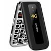 artfone F30 Nero - 4G Telefono Cellulare per Anziani丨Flip Telefoni Cellulari con Tasti Grandi丨2.4 Display丨Funzione SOS丨Chiamata Rapida丨Batteria da 1300 mAh丨Base di Ricarica丨Aiuto auditivo丨Torcia丨FM