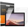 MEGOO [3 Pack Pellicola protettiva per Surface Pro 7, facile installazione/spessore 9H/antigraffio, compatibile con Microsoft Surface Pro 7/Pro 7 Plus 12,3 pollici