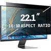 DBDDZD Filtro privacy del computer rimovibile, Monitor iMac compatibile, Monitor senza cornice, Monitor touch screen, 22,1 pollici 16:10 rapporto di aspetto,Anti-abbagliamento luce blu