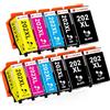 Clywenss Compatibili 202XL 202 XL Cartucce d'inchiostro Multipack per Epson Expression Premium XP-6100 XP-6105 XP-6000 XP-6005 XP-6001 XP6100 XP6105 XP6000 XP6005 XP6001, 11-Pezzi (BK, PBK, C, M, Y)