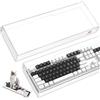 MAMBASNAKE Copritastiera Premium Acrilico 98 Tasti Antipolvere Copritastiera Trasparente Antiurto Impermeabile per Tastiera da Gioco Meccanica per PC, 44,2 * 16,5 * 4,8 cm, per K61 K68 K87 K98