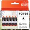 Nalifystic PGI-35 CLI-36 Cartucce di ricambio per Canon PGI 35 CLI 36 PGI35 CLI36 per CAN IP100 IP110 IP110WB IP100WB Mini260 Mini320 TR150 TR160 (5 nero)