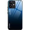 Custodia OPPO A40 4G Con Anello Girevole E Copri Fotocamera – Cover Antiurto TPU+PC, Supporto Magnetico Per Auto, Blu