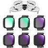 K&F CONCEPT 6 Pezzi Set di Filtri per DJI Flip, Protezione Ultravioletti+Polarizzatore Circolare+Densità Neutra, Filtro UV CPL ND8 ND16 ND32 ND64, Vetro Ottico HD Multistrato, Drone Lens Accessori