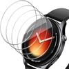 Holilo 4 Pezzi Pellicola Protettiva per Xiaomi Mi Watch 5 Vetro Temperato, Anti-Bolla Copertura Totale HD Pellicola Proteggi Schermo Anti Scratch HD Film Vetro