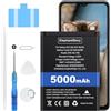 Elephantstory Batteria per Samsung Galaxy A14 4G/ A14 5G/ A22 5G, 5000mAh Alta Capacità Batteria ai Polimeri di Litio SCUD-WT-W1, con Kit di Strumenti di Riparazione
