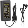 Meiyue Adattatore di alimentazione 24V 6A, alimentatore LED 100-240V AC/DC trasformatore trasformatore 5.5mm x 2.1mm DC Output Socket Alimentatore universale 24V 144W