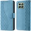 CaseGla Cover per Honor X6a / X6b / X6c PU Pelle Custodia Flip Azul