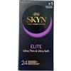 SKYN Elite Preservativi Ultra Sottili Non Latex 24 Pezzi - Profilattici Ultra Soft Senza Lattice, Lubrificati, Sensibilità Naturale, Comfort Elevato, Taglia Standard