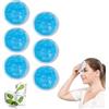 KARELLS Ghiaccio Gel Riutilizzabile,Cuscinetti di Ghiaccio Gel,Piccola Borsa del Ghiaccio,Ghiaccio Maschera per Gli Occhi,Ghiaccio Riutilizzabile,Cuscinetti Caldo Freddo,6pcs