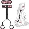 OIXEYA Boňdàgé pelle sexy regolabile accessori donna, benda gioco di ruolo, sexy shop bondage manette per coppia BDSM