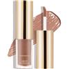 Boobeen Ombretto liquido opaco, ombretto liquido impermeabile di lunga durata, ombretto crema opaco velluto, trucco per occhi nudo neutro