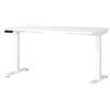 GERMANIA DIE MÖBELMACHER Germania Scrivania 7905-84, in bianco, regolabile in altezza, 140 x 120 x 80 cm (LxAxP)