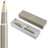 Parker IM Penna roller | Collezione Finishing Touch | finitura sabbia | punta media | inchiostro nero | confezione regalo