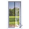 EASYmaxx Zanzariera per porta con chiusura magnetica, 100 x 210 cm, ideale per porta del balcone, della cantina e della terrazza, facile installazione con adesivo, senza fori e viti, tagliabile