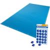 VOUNOT® Telo Copri Piscina Rettangolare 4x7m, Telone Impermeabile in PE 160g/m², Resistente agli UV, Doppio Strato con Occhielli in Alluminio, Copertura Protettiva per Piscina Fuori Terra, Blu Scuro