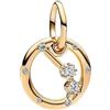 WEIMU Charm con segno zodiacale per bracciale, in argento sterling 925, con 12 costellazioni, per San Valentino, festa della mamma, per braccialetti europei, m, Argento sterling, Zirconia cubica