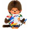 MONCHHICHI Ragazzo in tenuta da pittore | 20 cm | Bambola Monchhichi | Moda