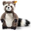 Steiff GmbH Steiff 074417 Procione Pedro, peluche, 23 cm, grigio chiaro