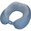 American Tourister Accessori da viaggio - Cuscino da viaggio in memory foam, cuscino cervicale ergonomico e confortevole per aereo, auto e treno, 30 cm, blu (Stone Blue/Blue)