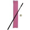 Soundman Set di pulizia per flauto trasversale - panno per flauto trasversale (rosa) + asta di pulizia + La Tromba Slide & Cork Grease (3g) + Metodo «Flute Basics»