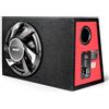 VEVOR Subwoofer per Auto Sistema Audio con Cassa da 305 mm, Subwoofer Amplificatore 245 W RMS Kit di Cablaggio, Pacchetto Amplificatore Integrato Gamma di Frequenza 30-150 Hz da Veicoli SUV Auto