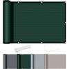 AXT SHADE Frangivisto Balcone Protezione 100x300cm HDPE Cache Vue Balcon Protection UV Opaque Résistant aux Contre Vent avec Trous et Serre Câbles pour Exterieur Terrasse-Verde Scuro