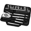 ChuerTech Set di strumenti per barbecue, 16 pezzi, per barbecue, in acciaio inox, per griglia, con scatola di stoccaggio, spatola, forchetta, pinzette, spiedini e pennello per esterni, campeggio, giardino