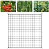 Foonary Rete Scrog 150 x 150 - Rete Elastica per Piante con 225 Fori e 4 Ganci in Metallo, Robusta Rete per Verdura, Frutta e Fiori in Giardino, Balcone e Tenda per Coltivare