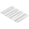 FIRXZYMZ 36,5 x 12 cm, copertura bruciatore in acciaio inox per Enders Chicago 3, Enders Boston Pro 3K, copertura della fiamma per Enders Boston 6 Kr Turbo, Tepro 3561, Barbecook Brahma 4.0, 4 pezzi