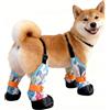 Zimoer Stivali Impermeabili per Cani con Bretelle e Antiscivolo, Scarpe per Cani all'aperto, Stivali da Pioggia Impermeabili Rregolabili per Cane con Cinturini, Leggings per Cane per Esterno, M